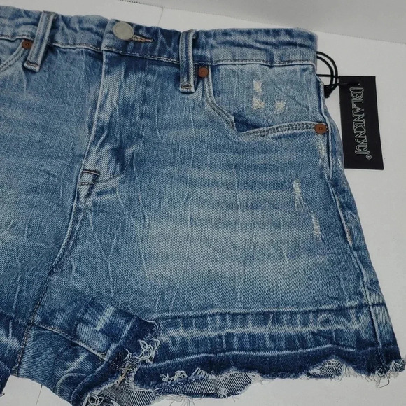 BLANK NYC "The Lenox" High Rise Cut Off Jean Shorts NWT Size 26 - Picture 6 of 9